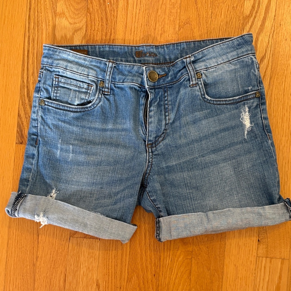 Kut from the Kloth Light Blue Jean Shorts